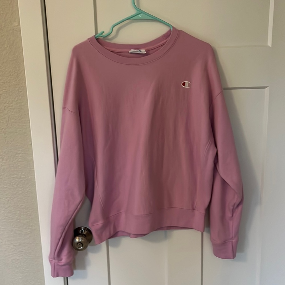 Champion Reverse Weave sweatshirt. Sz XL. Pink. Perfect condition 💕
